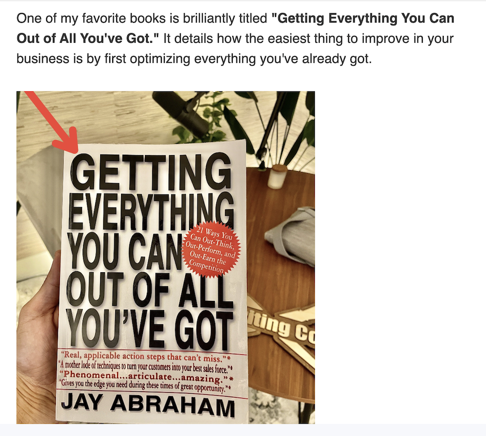 Cover of Jay Abraham book